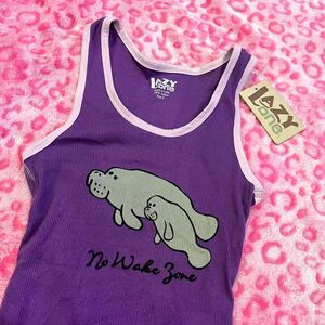 Lazy-one Women's Purple and Pink Vest